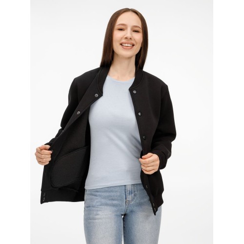 Бомбер унисекс AtmosWear, черный