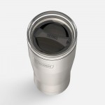 Термокружка Icon 710 с поворотной крышкой, серебристая (стальная)