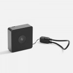 Внешний аккумулятор с беспроводной зарядкой Aura Power, серый