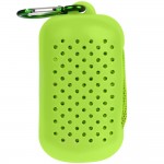 Охлаждающее полотенце Narvik в силиконовом чехле, зеленое яблоко