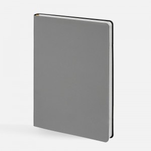 Ежедневник Flex Shall New, недатированный, темно-серый