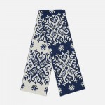 Шарф Wintertude L, синий с белым Шарф Wintertude L, синий с белым