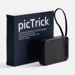 Внешний аккумулятор с пиксельным дисплеем picTrick 10000 мАч, черный