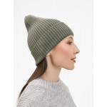 Шапка Catch Match без помпона, зеленая (полынь)