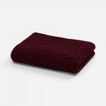 Плед Knitline, темно-красный (бордовый)
