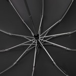 Зонт обратного сложения с ручкой-карабином Foldberry, черный