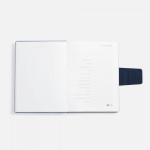 Ежедневник Grande Strap на заказ, датированный, голубой