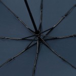 Зонт складной Smooth Move с плавным закрытием, темно-синий