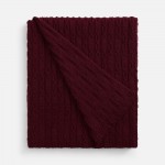 Плед Knitline, темно-красный (бордовый)