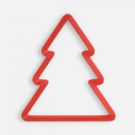 Подвеска «Елочка», 3D-печать, красная