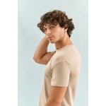 Футболка унисекс Regent 150, серо-бежевая