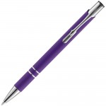 Ручка шариковая Keskus Soft Touch, фиолетовая
