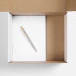 Набор «Планы на счастье», белый с золотистым Набор «Планы на счастье», белый с золотистым