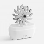 Увлажнитель-ароматизатор Steam Spin, белый с серым