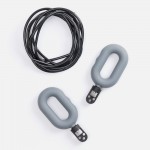 Мультифункциональная скакалка с эспандером Multi McFly, серая