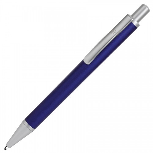 CLASSIC, ручка шариковая, синий/серебристый, черная паста, синий, серебристый