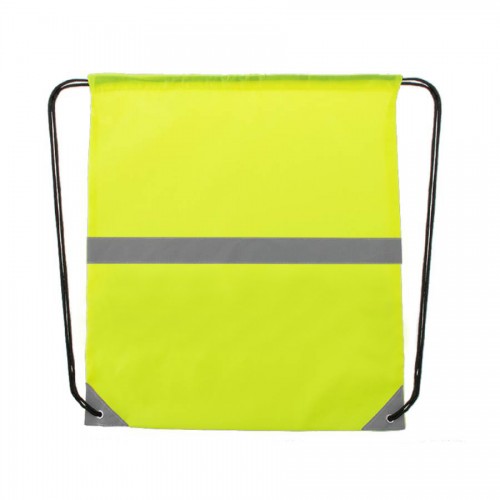 Рюкзак LEMAP, светоотржающая полоса по середине, неоновый желтый