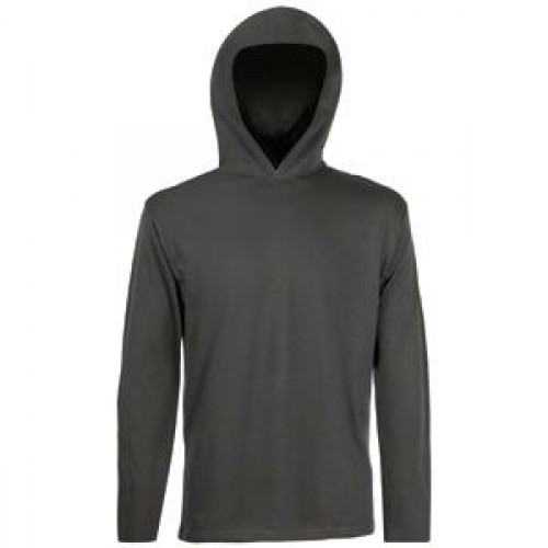 Футболка мужская 'Long Sleeve Hooded T', серый