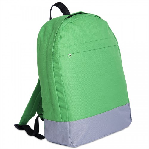 Рюкзак 'URBAN',  зеленый/серый, 39х29х12 cм, полиэстер 600D,  шелкография, зеленый, серый