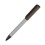 Ручка шариковая BRO, коричневый, серый