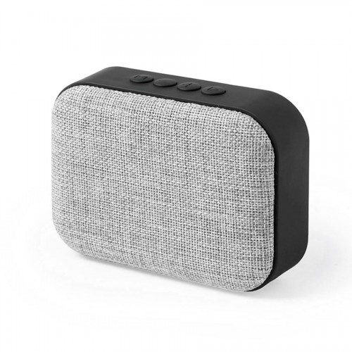 Bluetooth колонка FABRIC прямоугольная, черный, серый