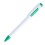 Ручка шариковая MAVA, белый, зеленый
