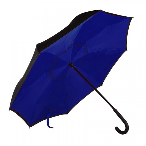 Зонт-трость 'наоборот' ORIGINAL, механический, темно-синий