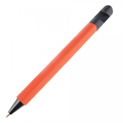 N5 soft, ручка шариковая, красный/черный, пластик,soft-touch, подставка для смартфона, красный, черный