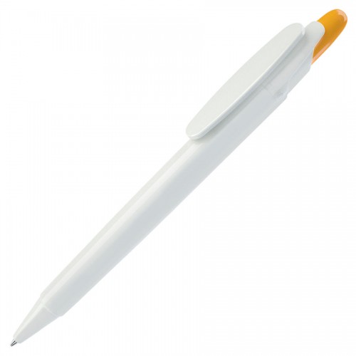 OTTO, ручка шариковая, желтый/белый, пластик, белый, желтый