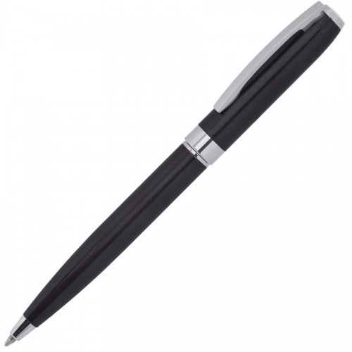 ROYALTY, ручка шариковая, черный/серебро, черный, серебристый