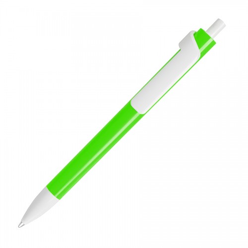 FORTE NEON, ручка шариковая, неоновый цвет, зеленый, белый