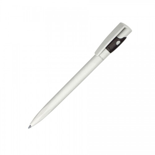 Ручка шариковая KIKI EcoLine SAFE TOUCH, пластик, белый, черный