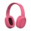 Наушники головные беспроводные Hiper LIVE QTX2, розовые, розовый