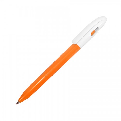 Ручка шариковая LEVEL, пластик, оранжевый, белый