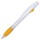 ALLEGRA SWING, ручка шариковая, желтый, белый