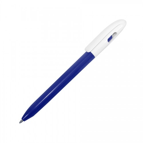 Ручка шариковая LEVEL, пластик, синий, белый