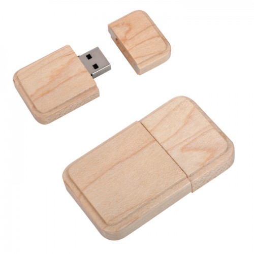 USB flash-карта 'Wood' (16Гб), бежевый