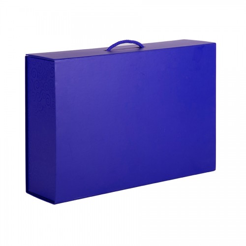 Упаковка подарочная, коробка  складная, синий