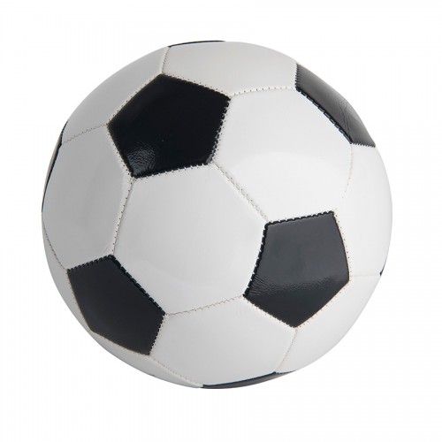 Мяч футбольный надувной PLAYER, белый, черный