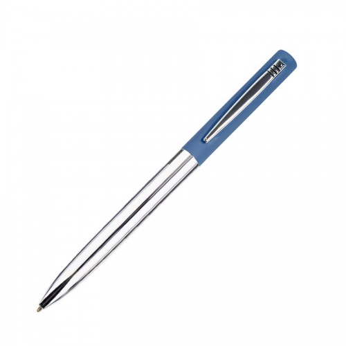 Ручка шариковая CLIPPER, покрытие soft touch, синий