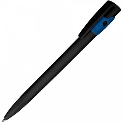 Ручка шариковая KIKI ECOLINE, черный/синий, экопластик, черный, синий
