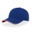 Бейсболка ' Zoom Piping Sandvich', 6 клиньев,  застежка на липучке; синий; 30% хлопок, 65% полиэстер