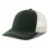 Бейсболка RAPPER CANVAS-S, 5 клиньев, пластиковая застёжка, темно-зеленый, белый
