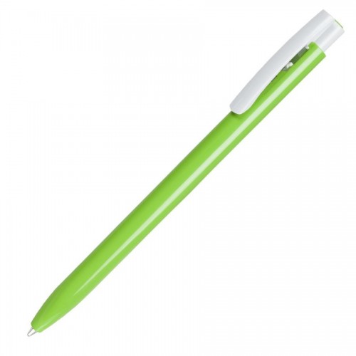 Ручка шариковая ELLE, светло-зеленый, белый