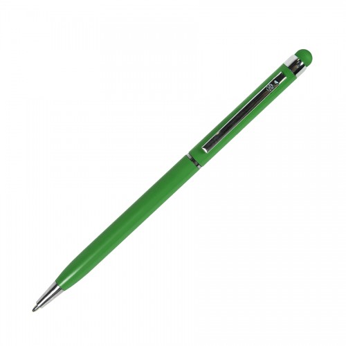 TOUCHWRITER, ручка шариковая со стилусом для сенсорных экранов, зеленый/хром