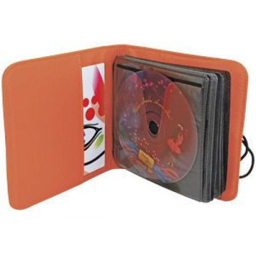 CD-холдер 'UNION' для 24 дисков, оранжевый