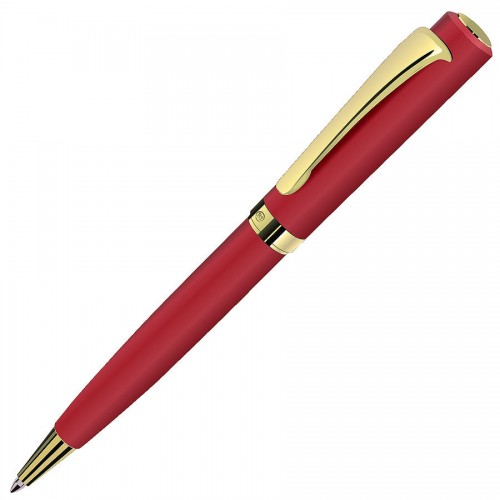 Ручка шариковая VISCOUNT, красный, золотистый