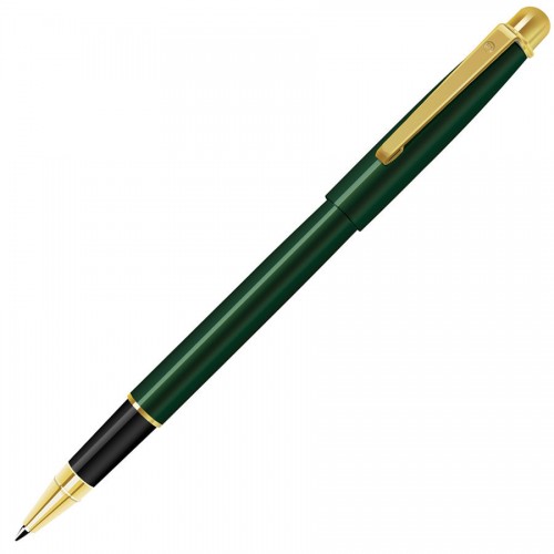 DELTA NEW, ручка-роллер, зеленый/золотистый, зеленый, золотистый