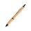 DAFEN, ручка шариковая, бамбук, пластик, металл, черный