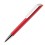 Ручка шариковая FLOW, покрытие soft touch, красный